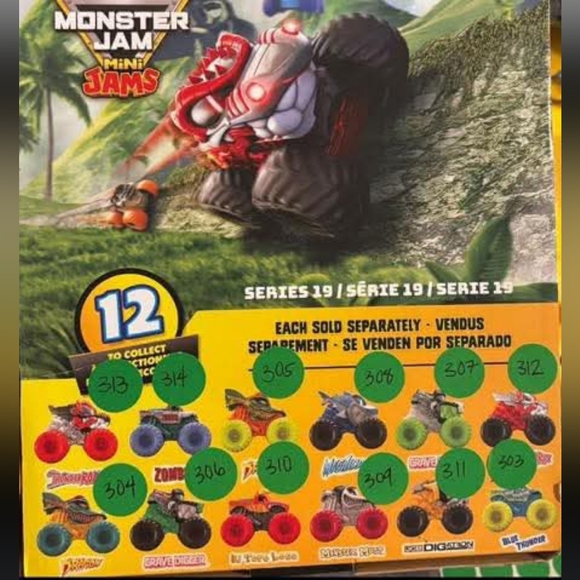 Unopened Box Of 24 Mini Monster Trucks 1/87 - Picture 1 of 5